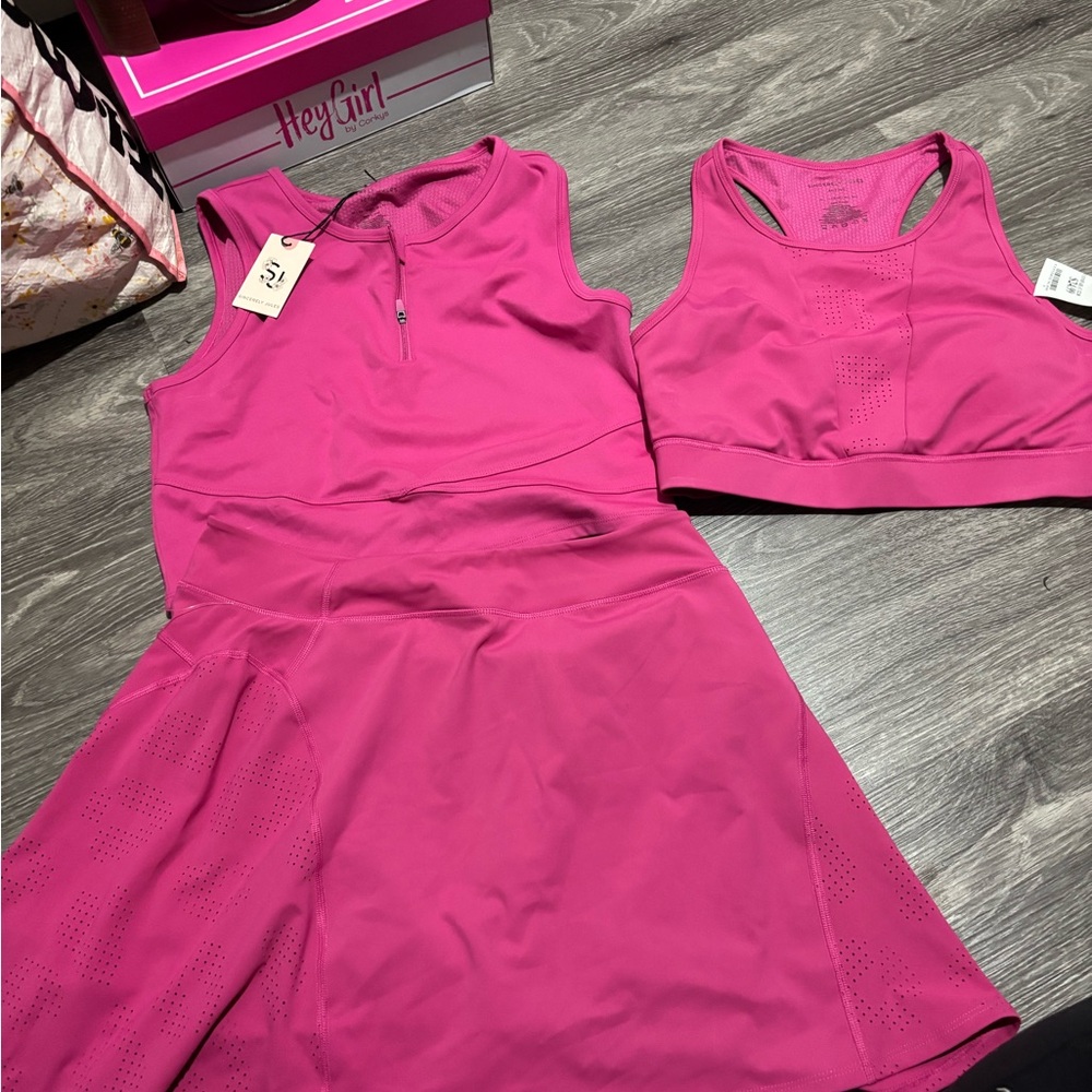 Sincerely Jules Pink Activewear Set